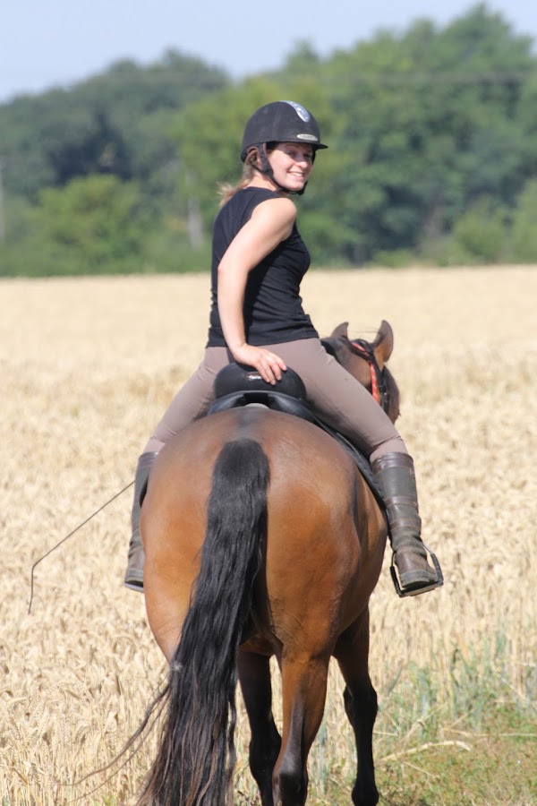 Briony and her horse Viggo